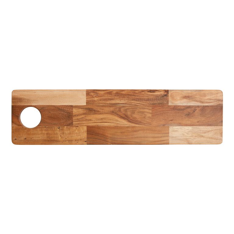 Organic Shape Acacia Wood Serving Board Collection