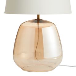 Cyra Amber Glass Table Lamp Base