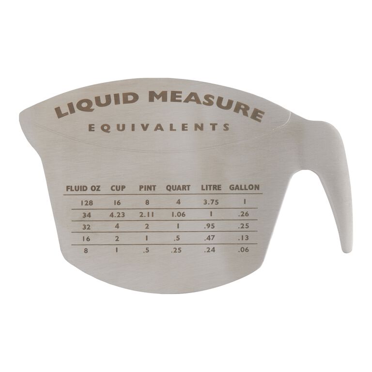 Liquid Measurement Conversion Chart for Cooking