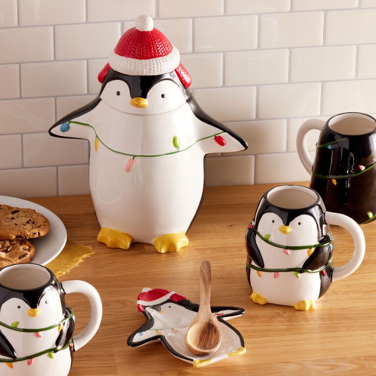 Starbucks Christmas Holiday 2020 Penguin Ceramic Mug European Exclusive SKU