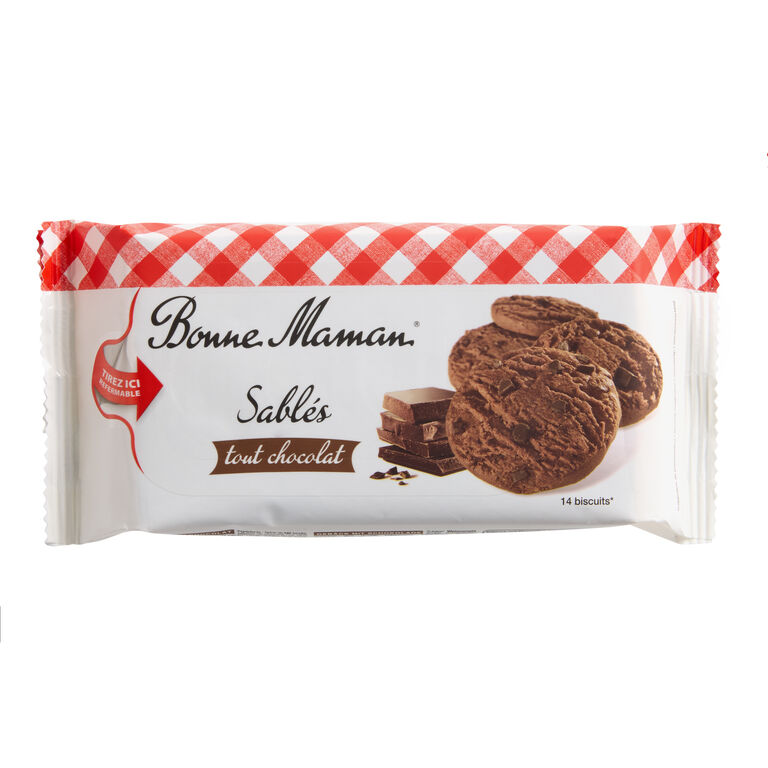 Bonne Maman Chocolate Shortbread Cookies 14 Pack image number 1
