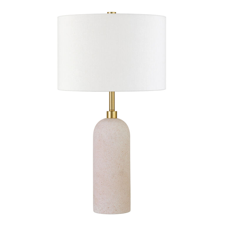 Luna Warm Sand Ceramic Table Lamp image number 1