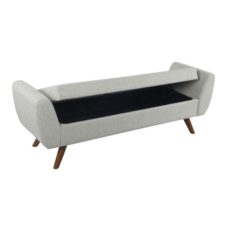 Carnaby Upholstered Storage Bench image number 4