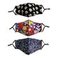 Floral and Paisley Triple Layer Cotton Face Masks 3 Pack image number 0