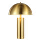 Toby Gold Metal Dome Column Table Lamp image number 2