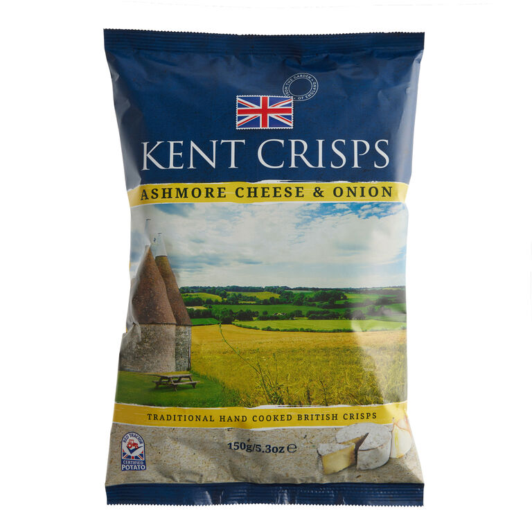 Kent Crisps Ashmore Cheese and Onion Potato Chips image number 1