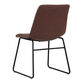 Jero Faux Leather Upholstered Dining Chair 2 Piece Set image number 2