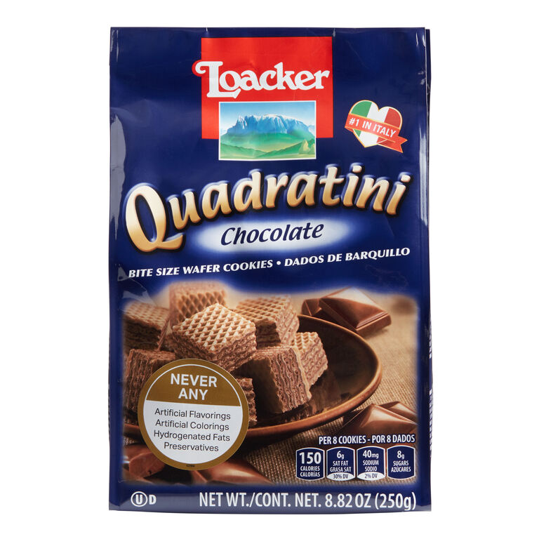 Loacker Quadratini Chocolate Wafers image number 1