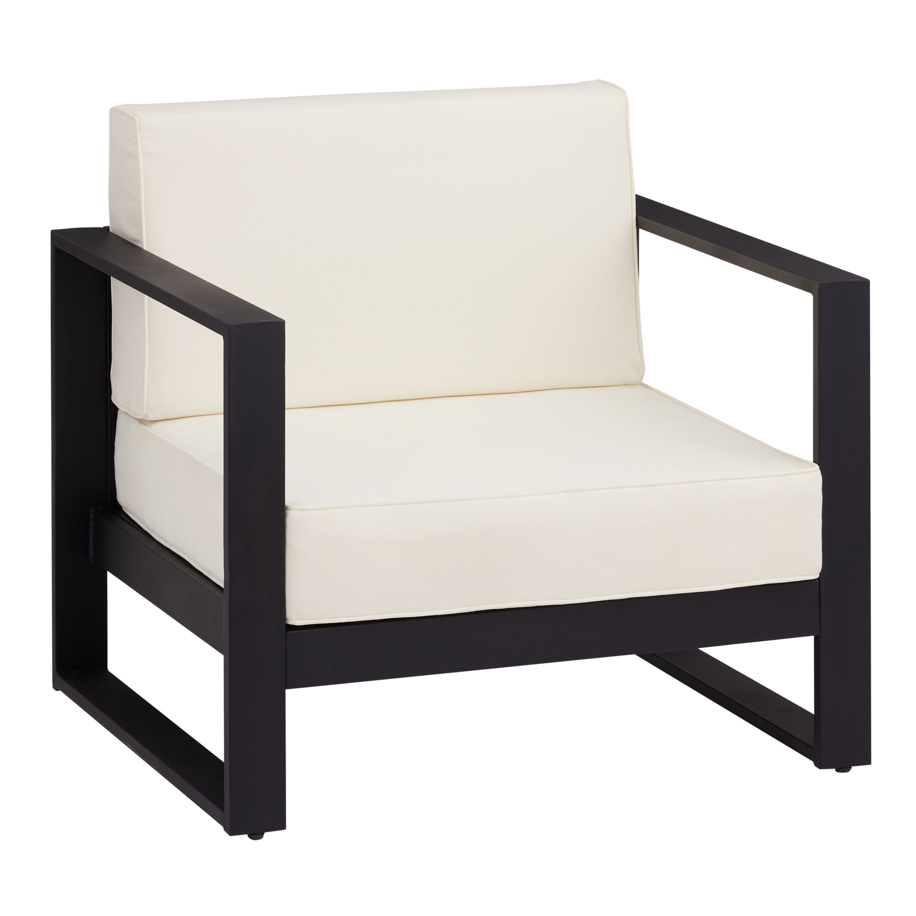 Black modern outdoor deals chairs