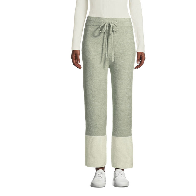 Sage And Ivory Color Block Lounge Pants image number 1