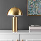 Toby Gold Metal Dome Column Table Lamp image number 3