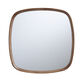 Ember Rounded Square Wood Wall Mirror image number 0
