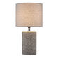 Randy Gray Ceramic Textured Cylinder Table Lamp image number 2