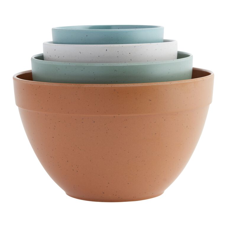 Mini Wood Prep Bowls Set Of 4 - World Market