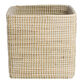 Adira White and Natural Seagrass Utility Basket Cube image number 1
