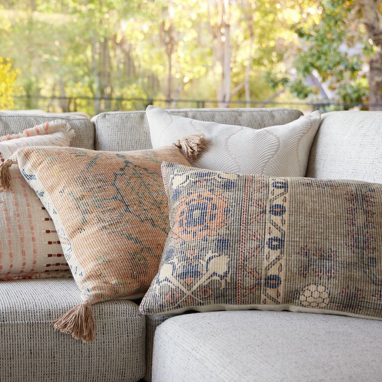 Large Decorative Throw Pillows, Bohemian Decorative Sofa Pillows, Geom