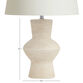 White Terracotta Stacked Table Lamp Base image number 4