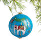 Li Bien Elephant 2023 Glass Ball Ornament image number 0