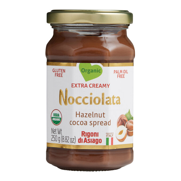 Rigoni Di Asiago Nocciolata Organic Hazelnut With Cocoa Spread