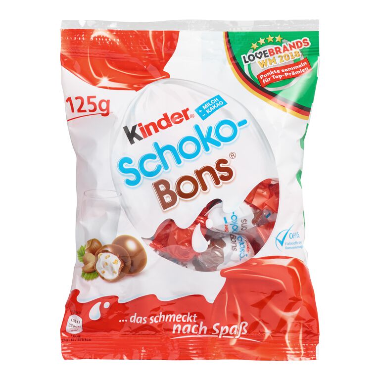 Kinder Schokobons I think you know them but to the story I bought something  from  it came from America and I found these Offbrand choko Bons sorry  for my bad English