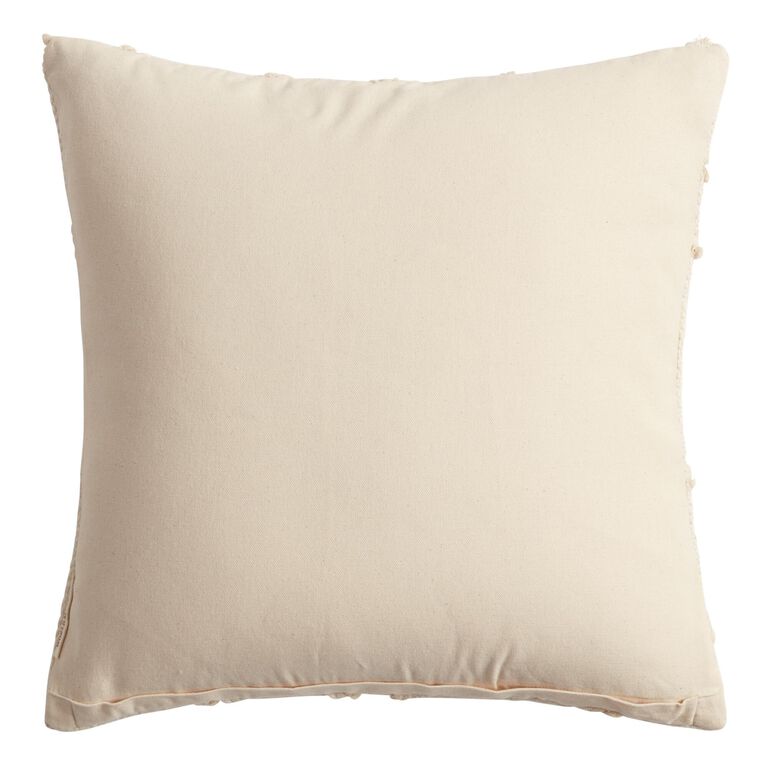 Ivory Abstract Lines Throw Pillow - World Market