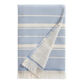 Lisbon Light Blue And Ivory Turkish Style Towel Collection image number 2