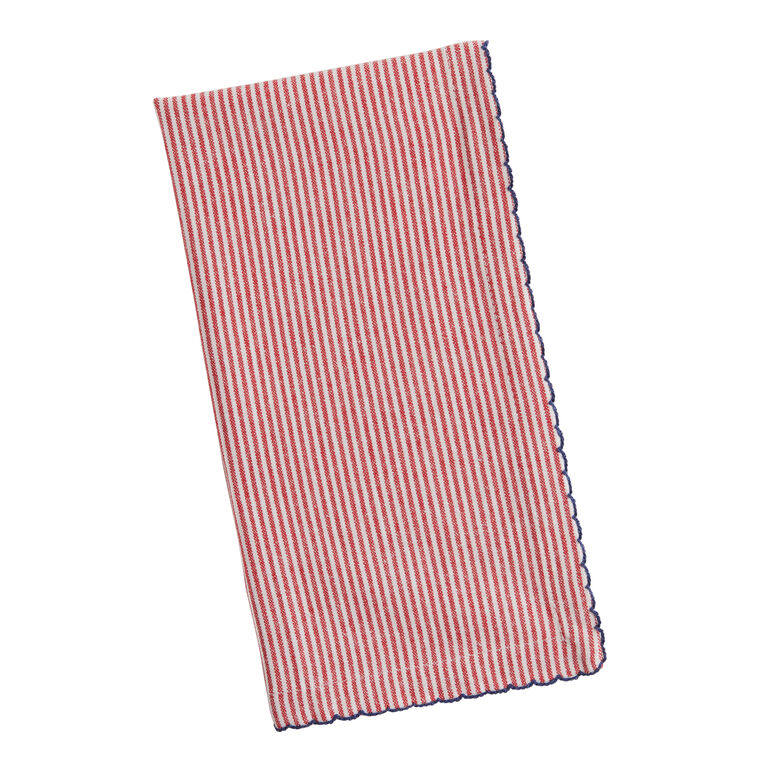 Americana Woven Stripe Napkin Set of 2 image number 1
