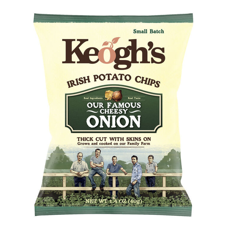 Keogh's Cheesy Onion Potato Chips Snack Size image number 1