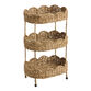 Daisy Oval Natural Seagrass Scalloped 3 Tier Storage Tower image number 0