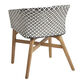 Calabria All Weather Wicker Outdoor Dining Chair image number 3