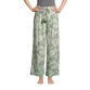 Mila Sage Green And Ivory Floral Pajama Collection image number 2