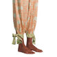 Lola Peach and Green Jaipur Floral Pajama Pants image number 1