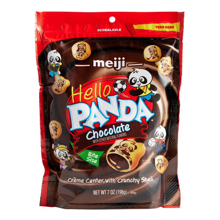Meiji Hello Panda Chocolate Cookies Pouch image number 1