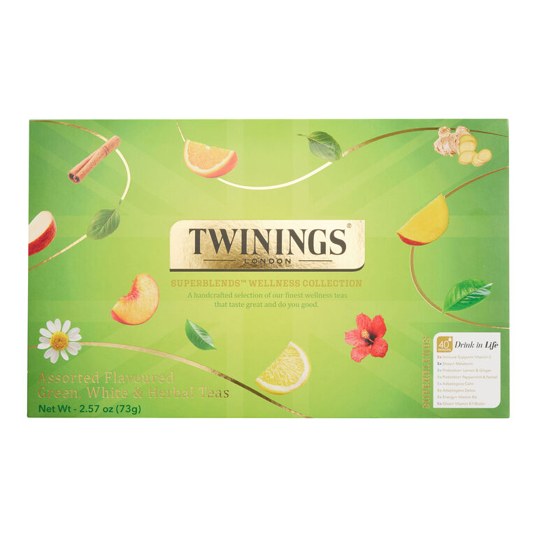 Twinings Superblends Collection Tea Gift Box 40 Count - World Market