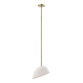 Corio Gold Metal And White Ceramic Asymmetrical Pendant Lamp image number 2
