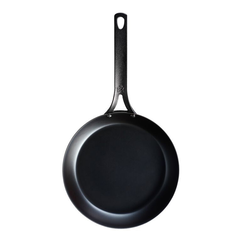BK Black Steel Preseasoned Carbon BBQ 12 Frying Pan