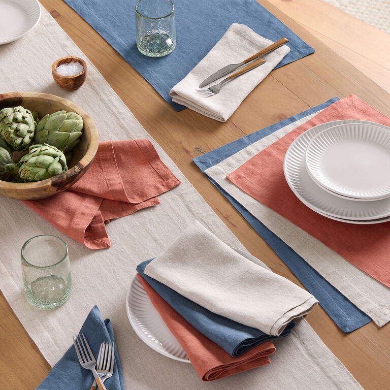 Washed 100% Linen Placemats Set of 4 image number 2