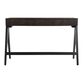 Matteo Charcoal Wood and Rattan Cane Desk with Drawers image number 4