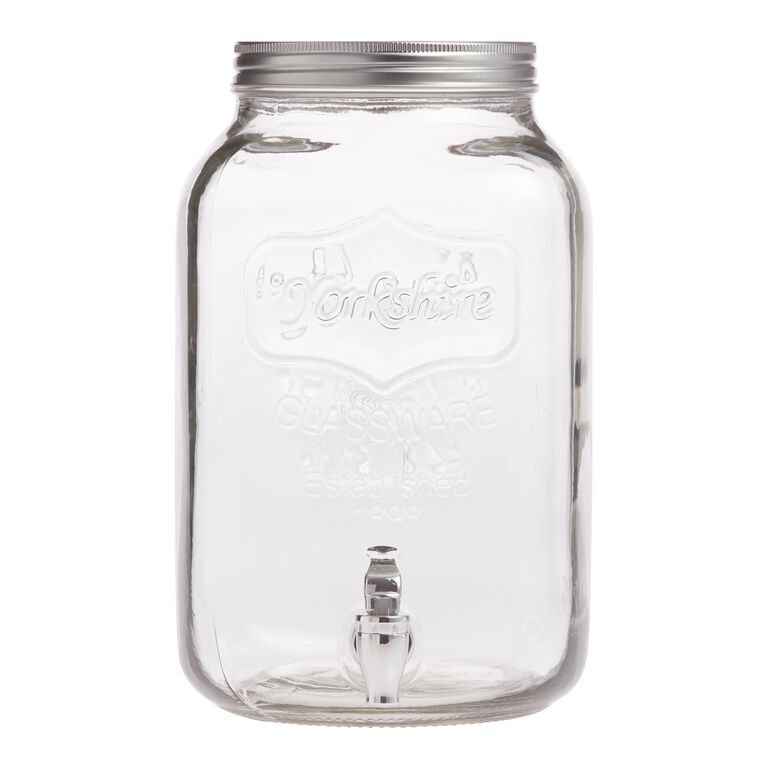 One Gallon Yorkshire Glassware Mason Jar by Quick Candles