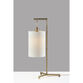 Yves Antique Brass Hanging Shade Table Lamp image number 4