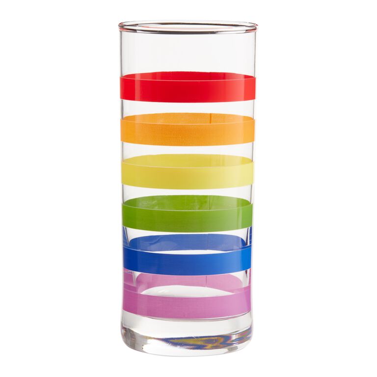 9 oz Champagne Flute, Pride Collection Rainbow