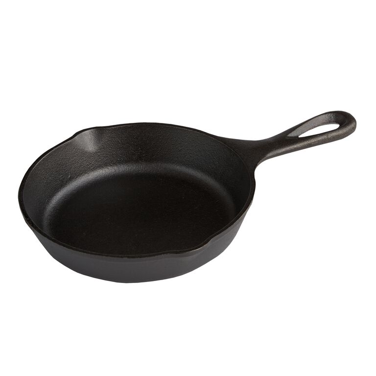 No. 3 Cast Iron Skillet 6.5 Inch, Small Fry Pan 