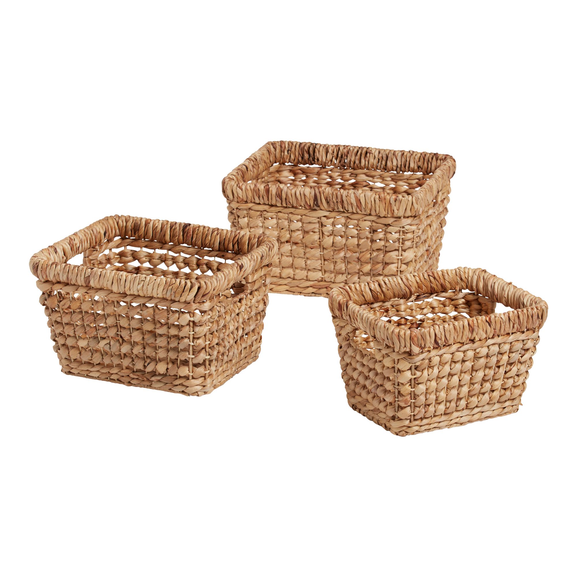 Woven Wall Storage Baskets - Set/2 - Piper Classics