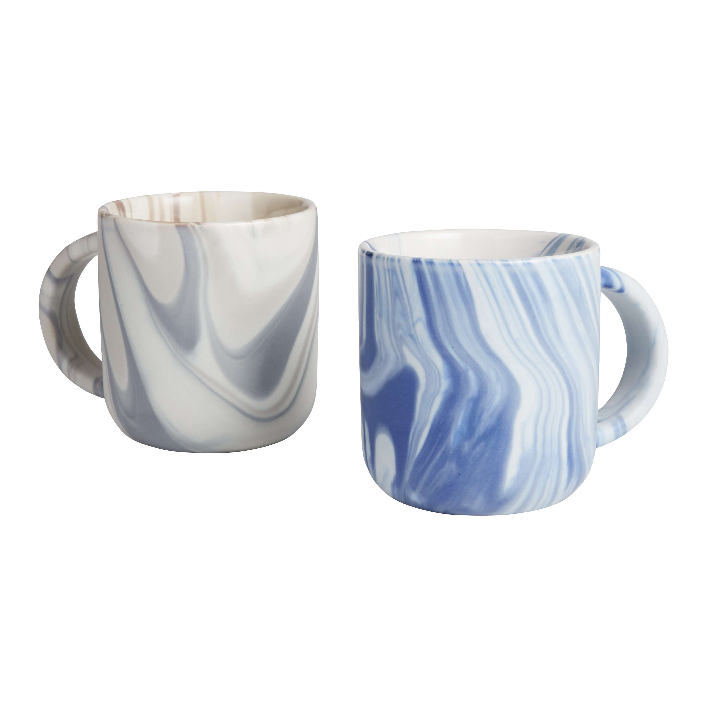 Marbled Ceramic Mug Set Of 2 - World Market