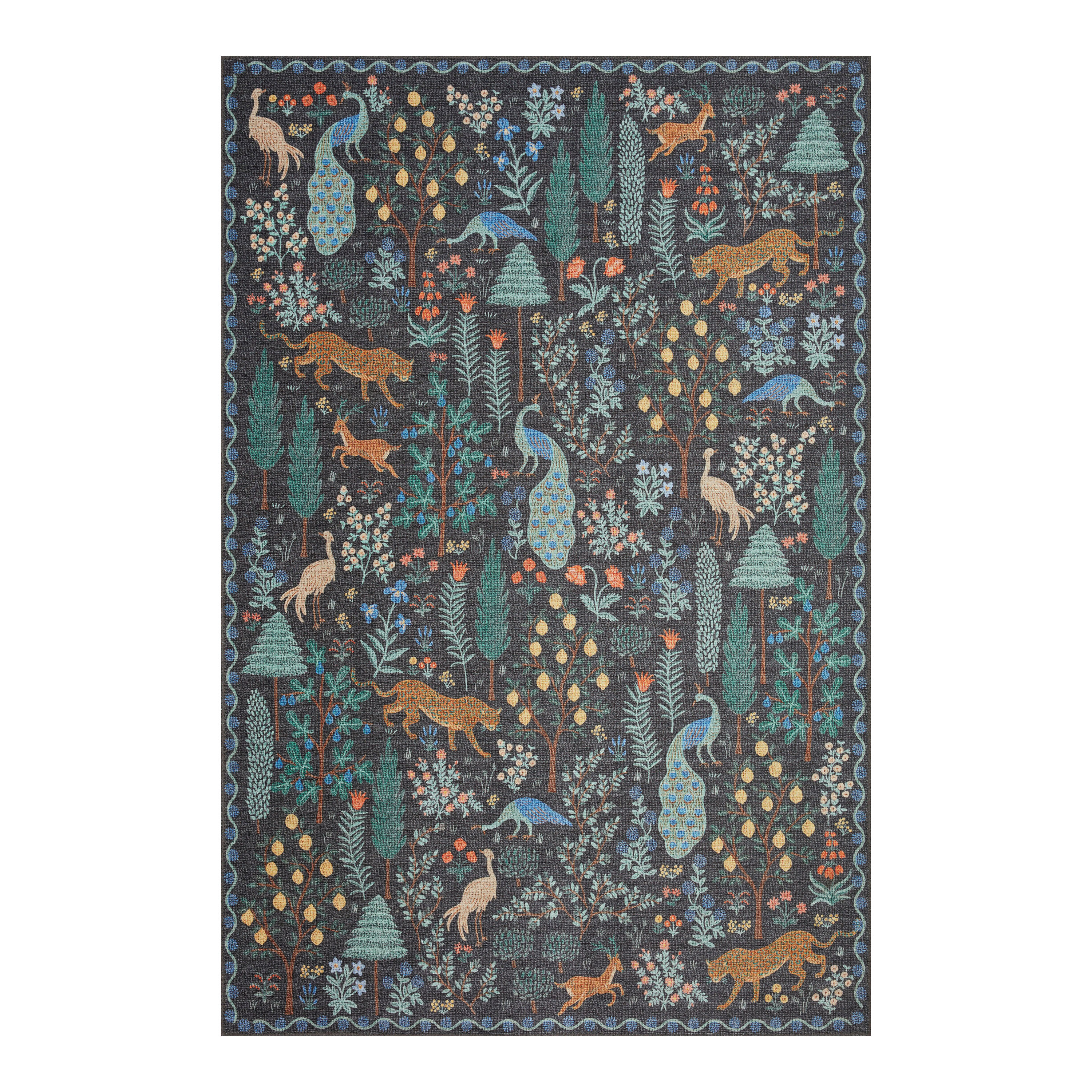 Rifle Paper Co. Menagerie Forest Area Rug by World Market