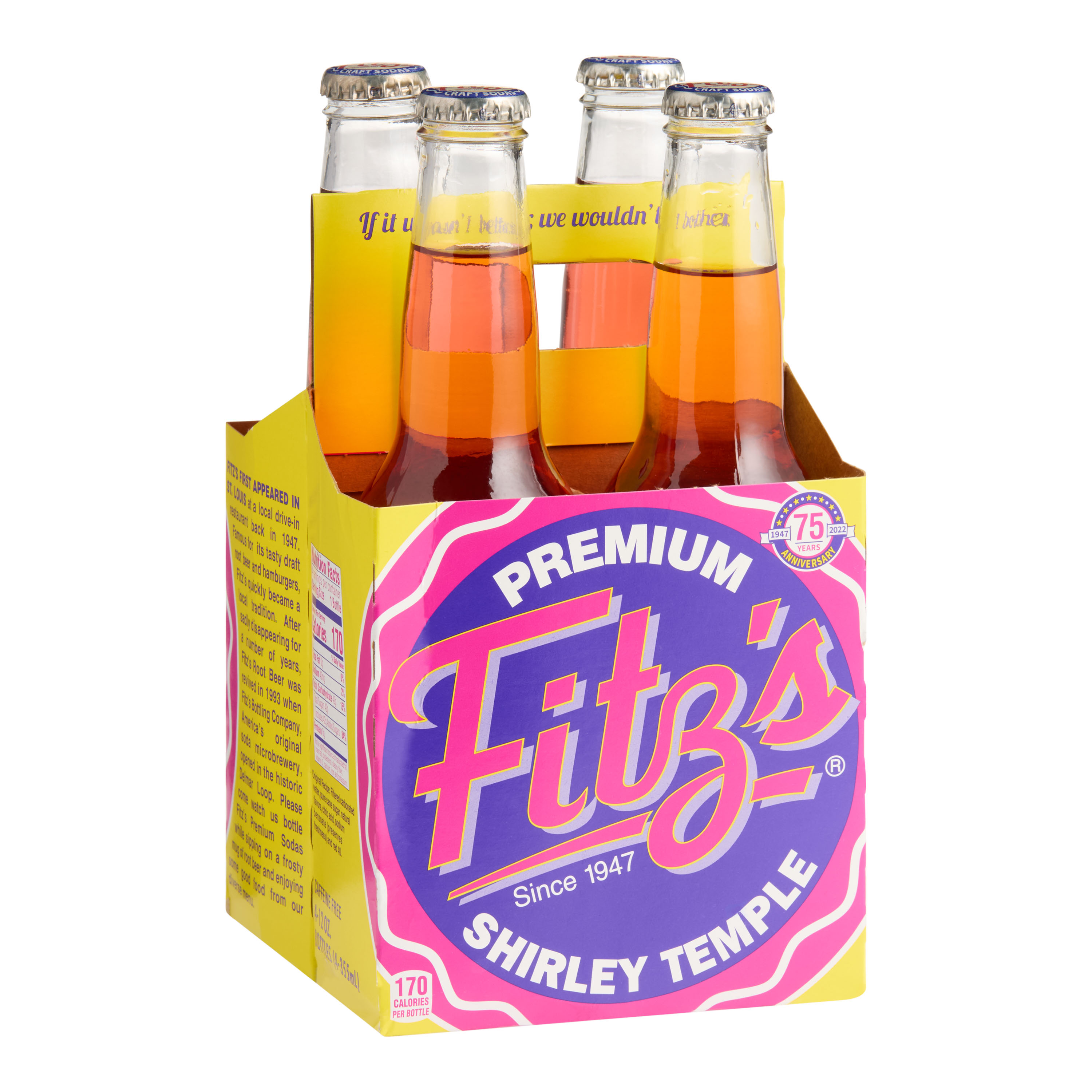 Fitz's Shirley Temple Soda 4 Pack - World Market