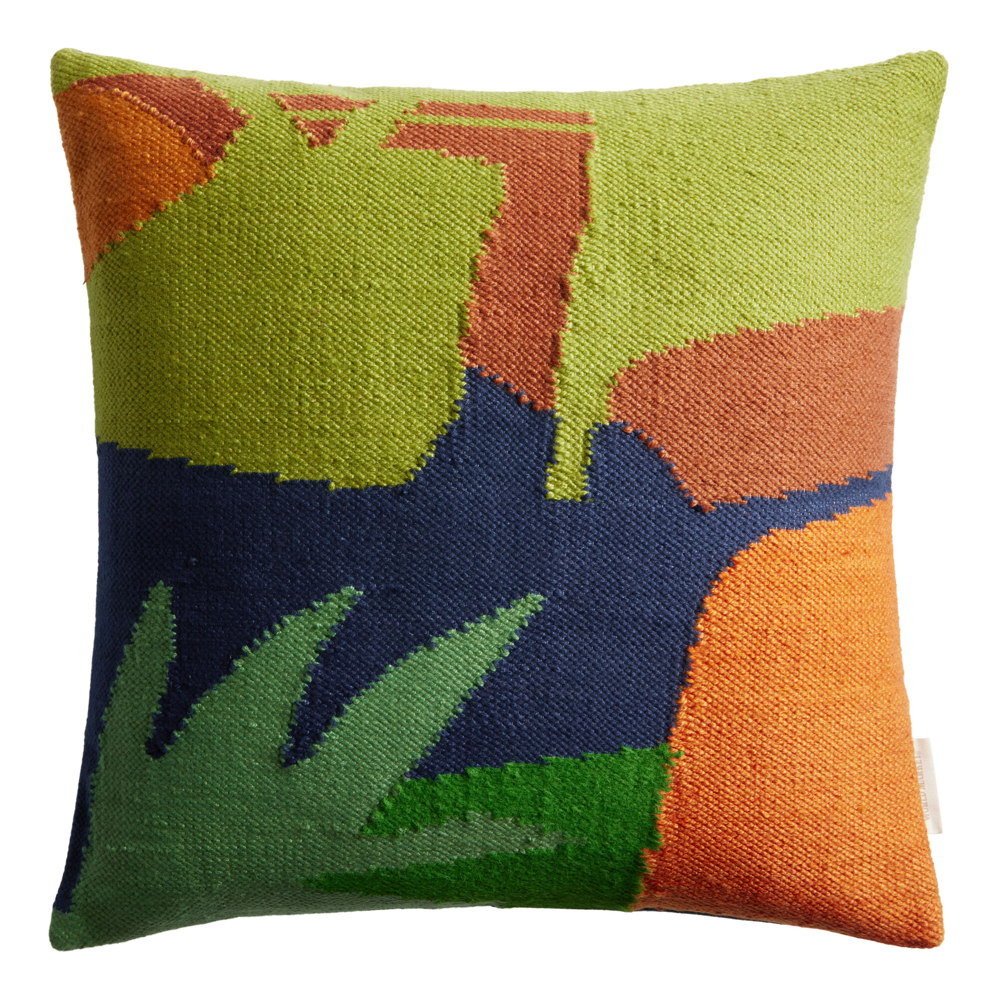 Bright Abstract Jungle Indoor Outdoor Throw Pillow World Market   122131 XXX V1 