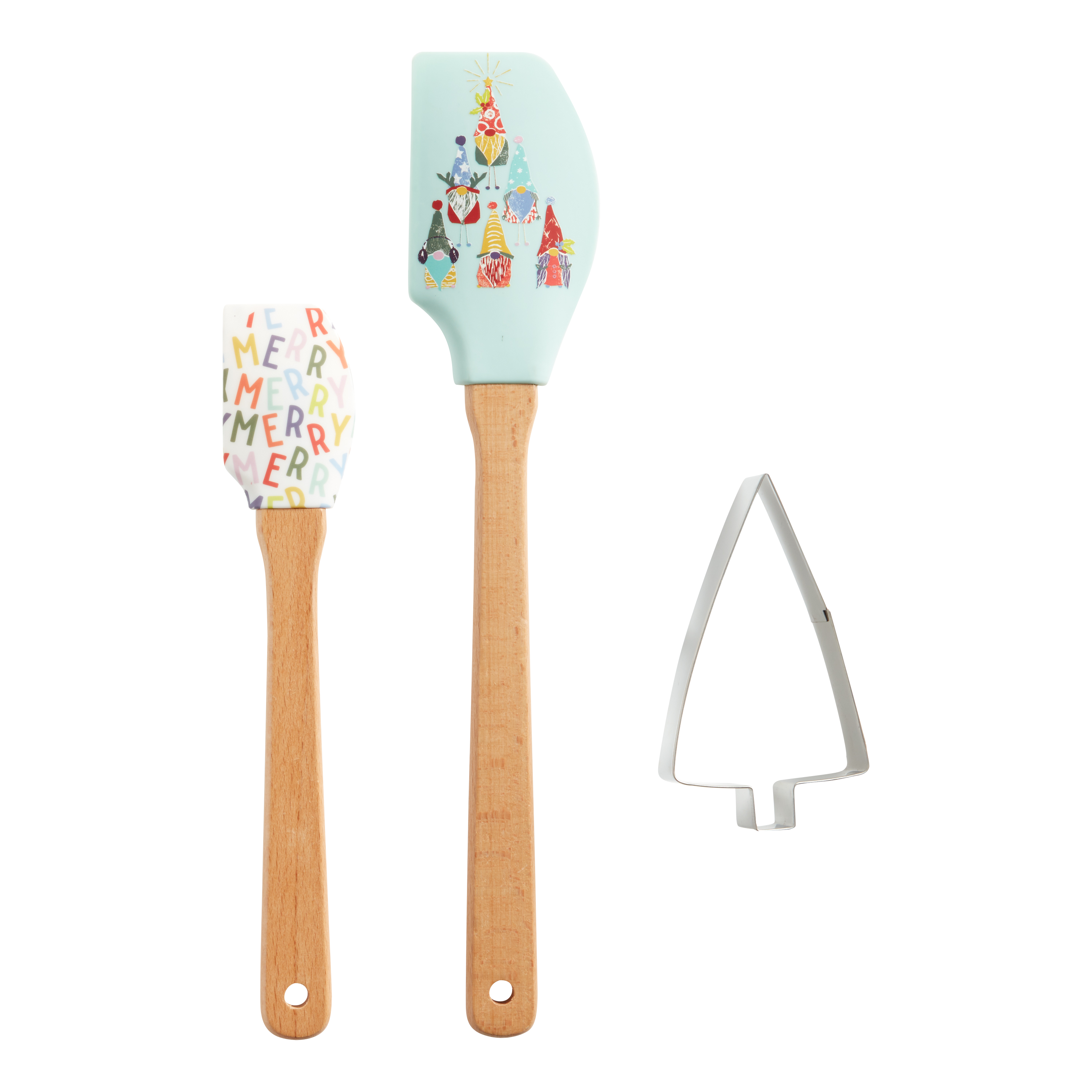 Holiday rubber shop spatulas