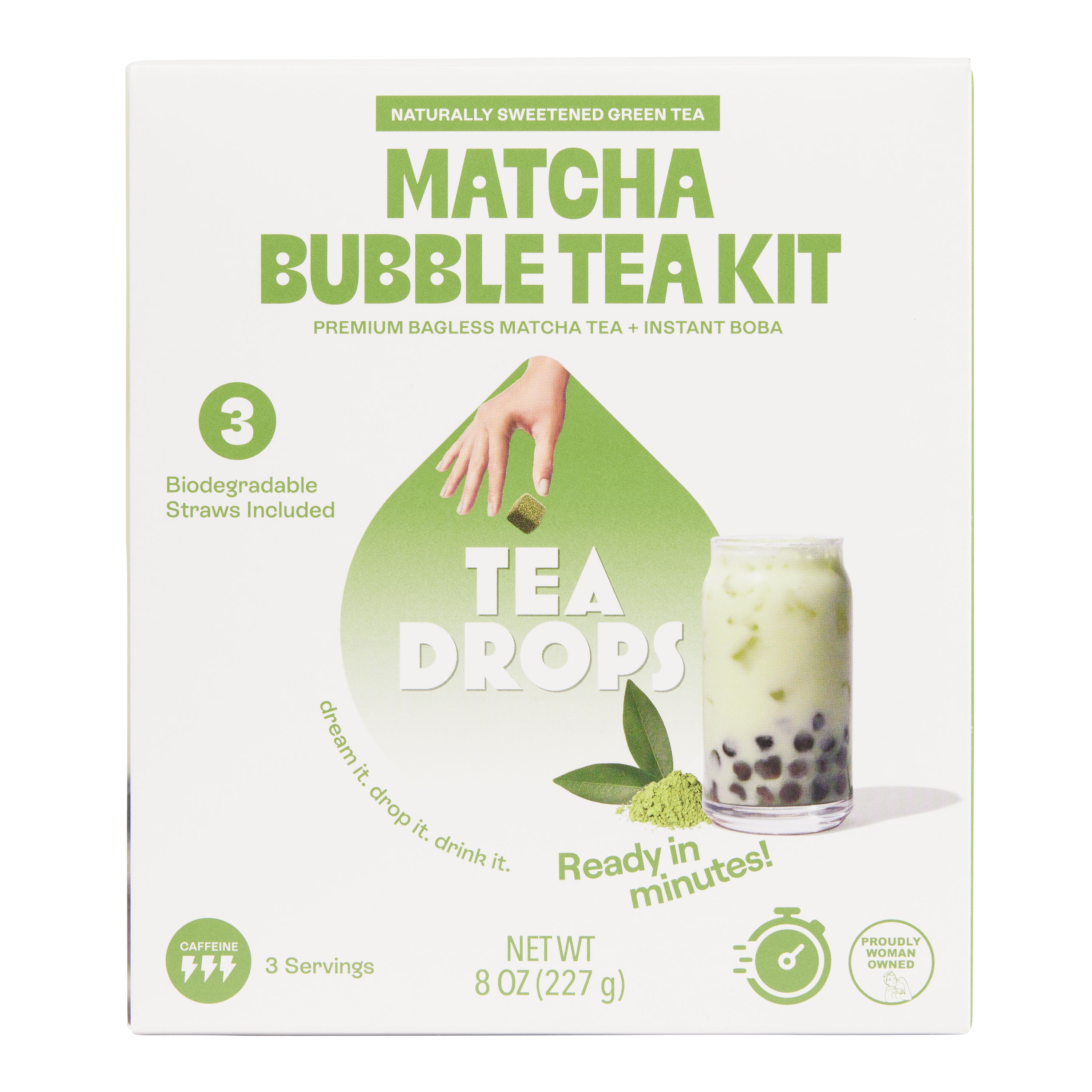 Tea Drops Strawberry Matcha Latte Kit - Strawberry Matcha - 34