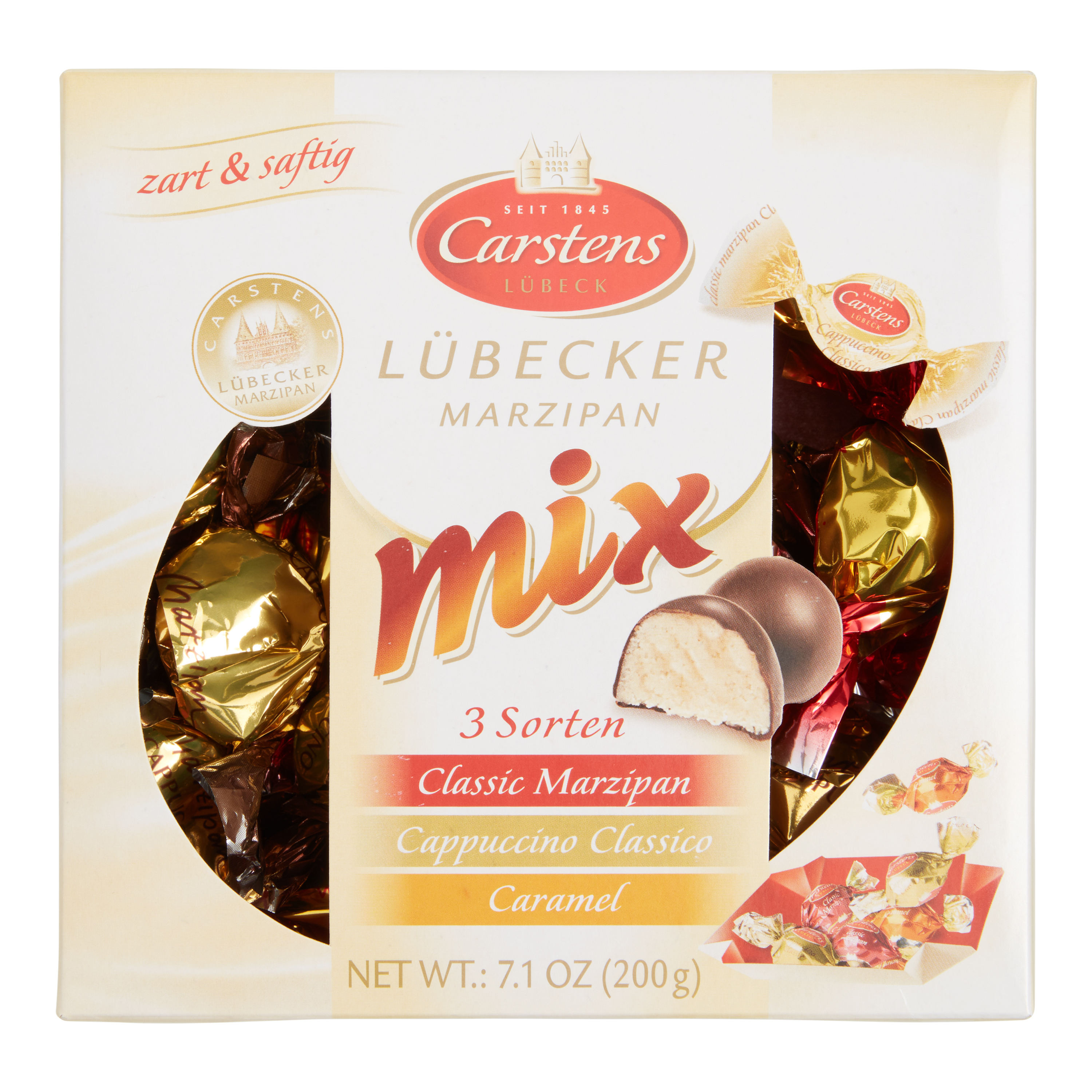 Carstens Lubecker Dark Chocolate Marzipan Gift Box - World Market